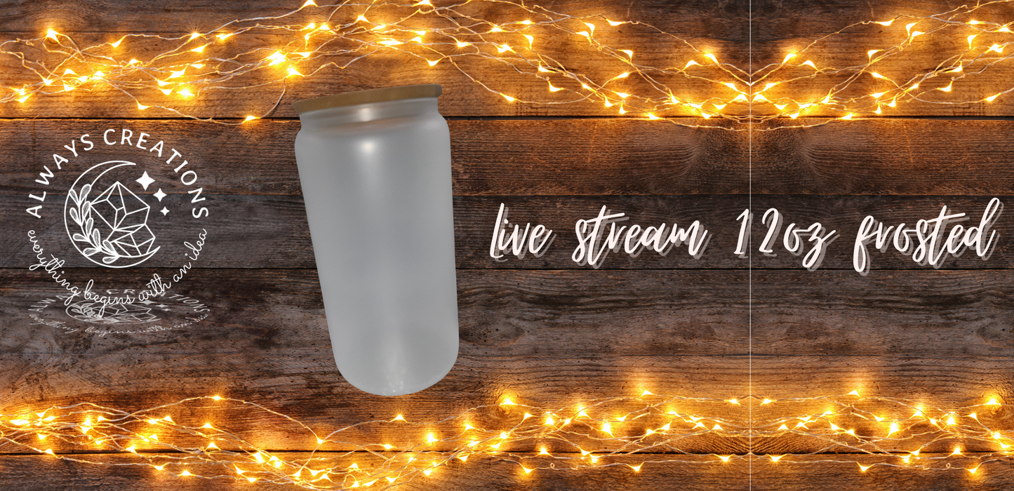 12oz Frosted Cup