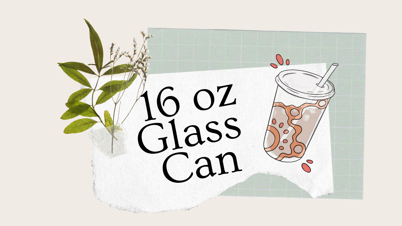 16 oz Glass Can
