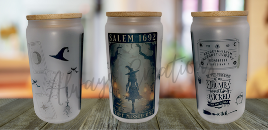 12 oz Frosted Glass Can