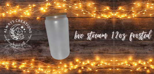 12oz Frosted Cup